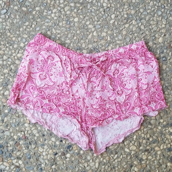 Lounge Pink Paisley Sleep Shorts | Poshmark